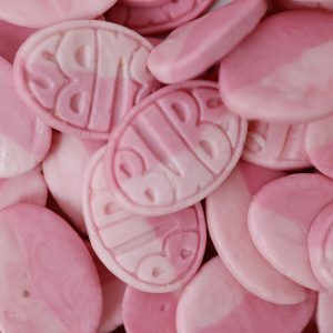 Alternative view of BUBS Wild Strawberry and Pomegranate Marshmallow Ovals Swedish Candy